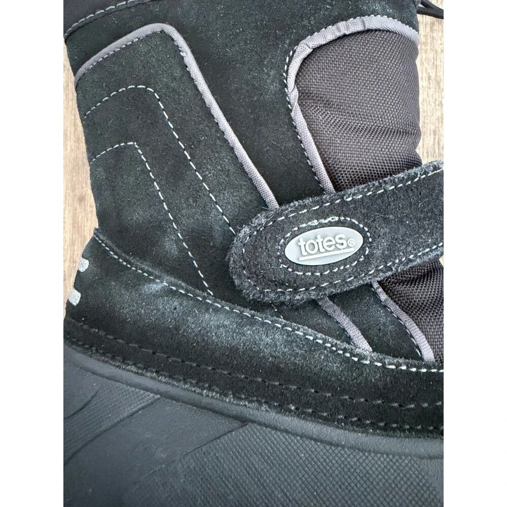 Totes black toddler snow boots size 13